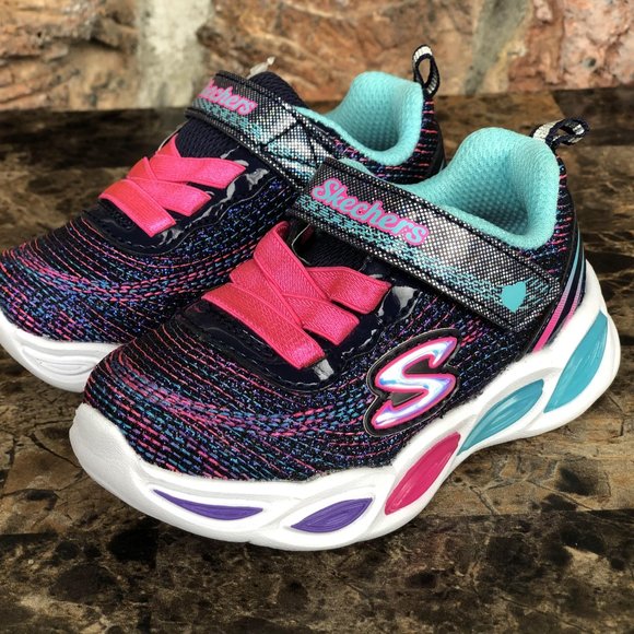 Skechers S Lights Shimmer Beams Sparkle light up - Picture 5 of 17
